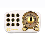 Mini Radio Vintage Rétro Avec Bluetooth