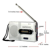 Mini Radio Vintage à Piles