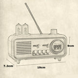 Radio Vintage Alarm Clock