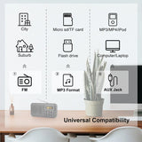 Radio Vintage Compacte Affichage LED