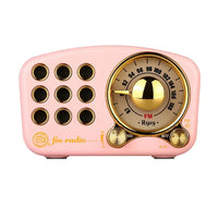 Mini Radio Vintage Rétro Avec Bluetooth