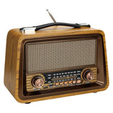 Radio Mp3 Vintage Effet Bois