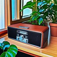 Radio Vintage Stéréo Bluetooth