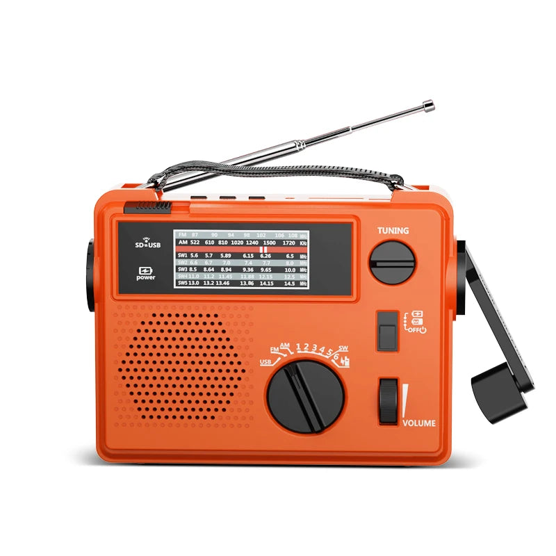 Radio Orange Vintage Portable