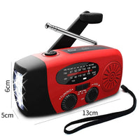 Radio Rétro Portable Avec Dynamo