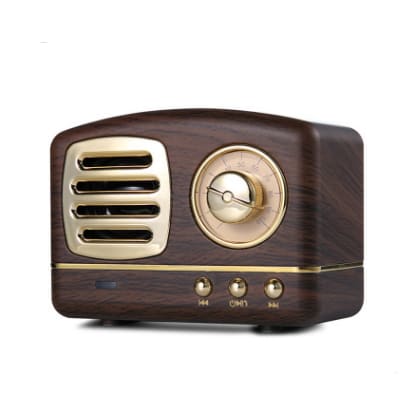 Enceinte Bluetooth Style Retro Marron