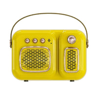 Enceinte Sans Fil Vintage Jaune