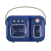 Enceinte Sans Fil Vintage Bleu