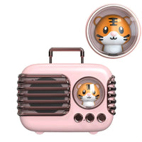 Enceinte Vintage Animaux Rose