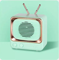 Enceinte Vintage TV Vert