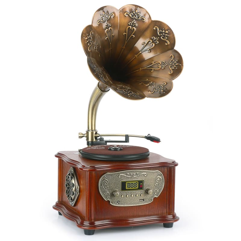 Gramophone Ancien avec Pavillon
