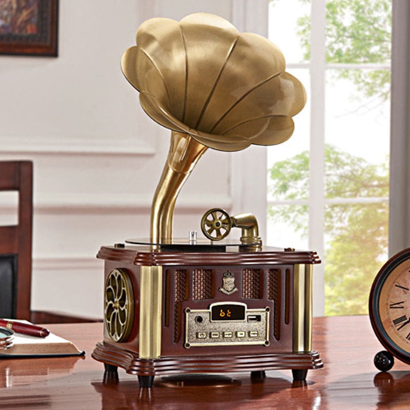 Gramophone Moderne Noix