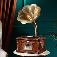 Gramophone rétro Marron