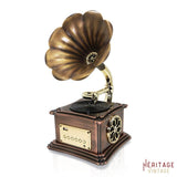 Gramophone Tourne Disque Bronze