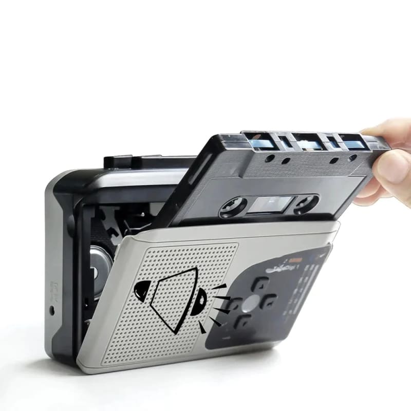 Lecteur Cassette Boombox Rétro Avec Radio AM/FM Et Bluetooth - Enregistreur Vintage 6W
