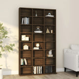 vidaXL Armoire à CD Chêne marron 102x23x177,5 cm Bois