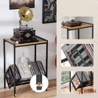 Meuble Pour Gramophone Noir