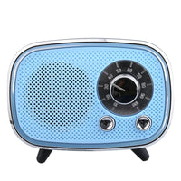 Petite Enceinte Vintage Bleu