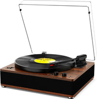 Platine Tourne Disque Automatique Marron