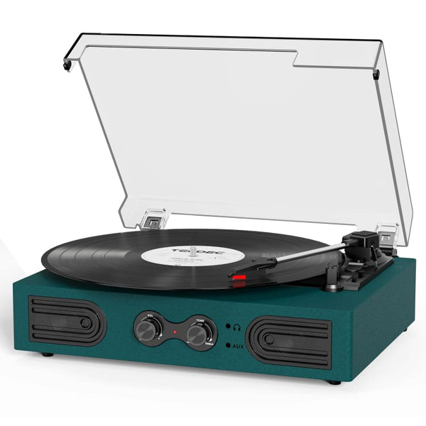 Platine Vinyle Bluetooth Vintage Vert