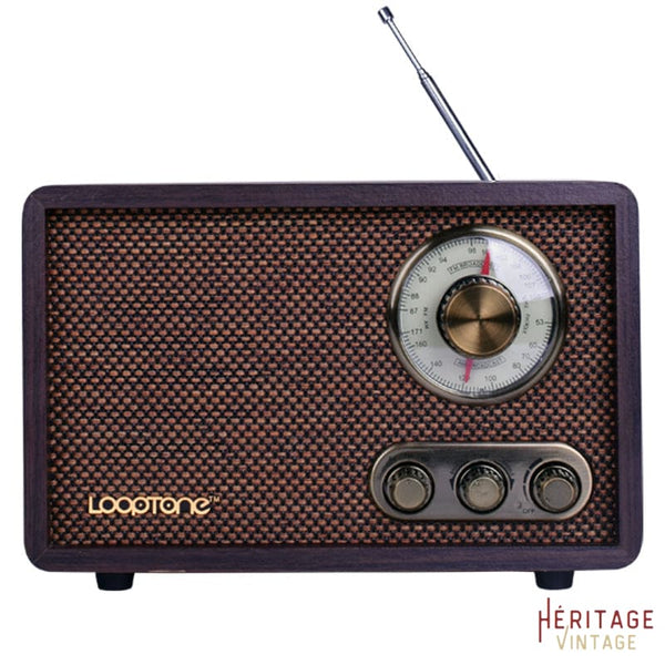 Radio Enceinte Vintage Bluetooth  Poste Radio Vintage – Heritage