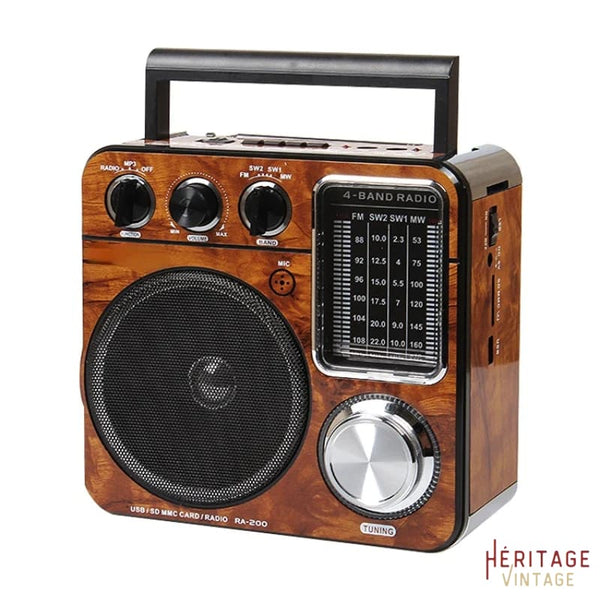 Poste Radio Vintage Retro – Heritage Vintage™