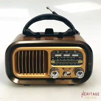 Radio Bluetooth Vintage Or