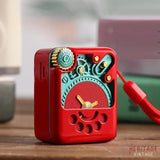 Radio Enceinte Bluetooth Vintage Rouge