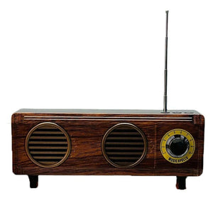 Radio Enceinte Vintage Bois foncé