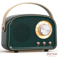 Vintage Radio Vert foncé
