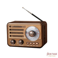 Radio Vintage Année 50 Marron