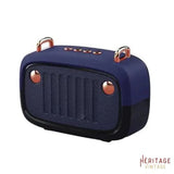 Radio Vintage USB Bluetooth Bleu