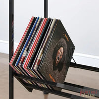 Table de Chevet Porte Vinyle Black record
