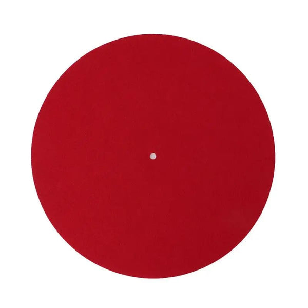 Tapis platine vinyle rouge Rouge