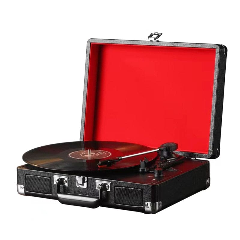 Tourne Disque Noir Tournedisque Vinyle Heritage Vintage™