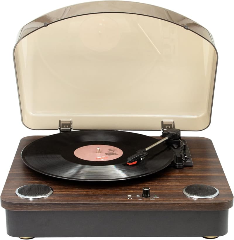modèle 3D de Tourne Disque Vinyle Vintage Bleu - 2097769