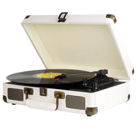 Tourne Disque Vintage Blanc