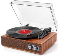 Tourne Disque Vinyle In & Out Marron foncé