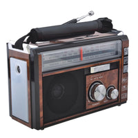 Vintage Radio USB marron